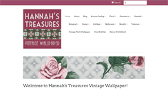 Desktop Screenshot of hannahstreasures.com