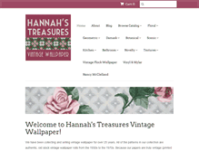 Tablet Screenshot of hannahstreasures.com